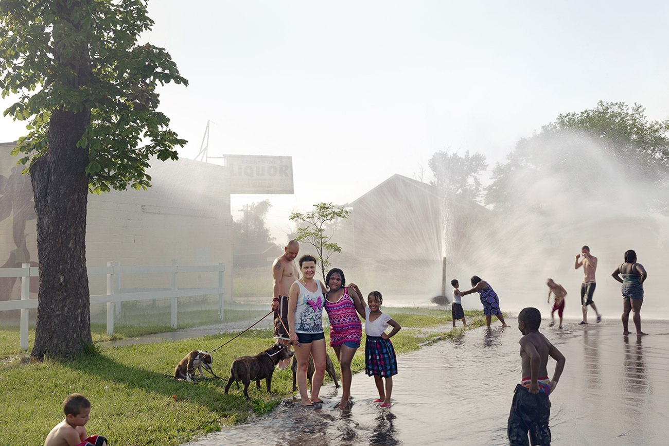 A Neighborhood Group Playing in the Street, North Corktown, Detr